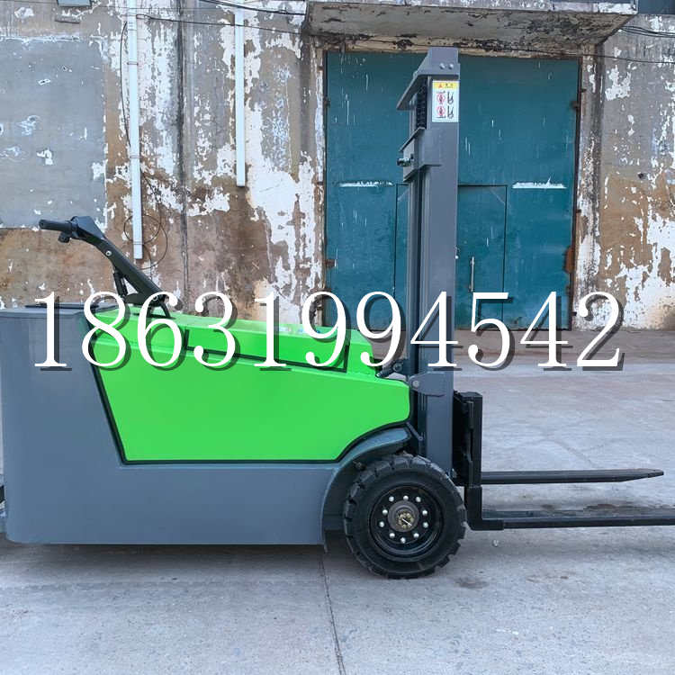 旗山区小型电动叉车1吨2吨步行站驾式电瓶堆高充电装卸车液压升降车铲车